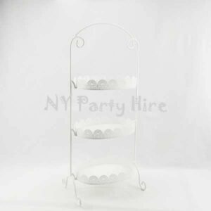 Cake Stand Hire, Cheap Cake Stand Hire Sydney, Lace 3 Tier Cake Stand