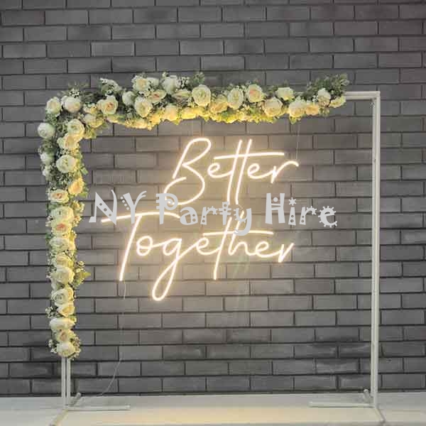 Hire: Better Together LED Neon Light – Cool White
